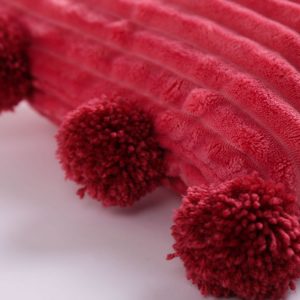 raspberry plush cushion