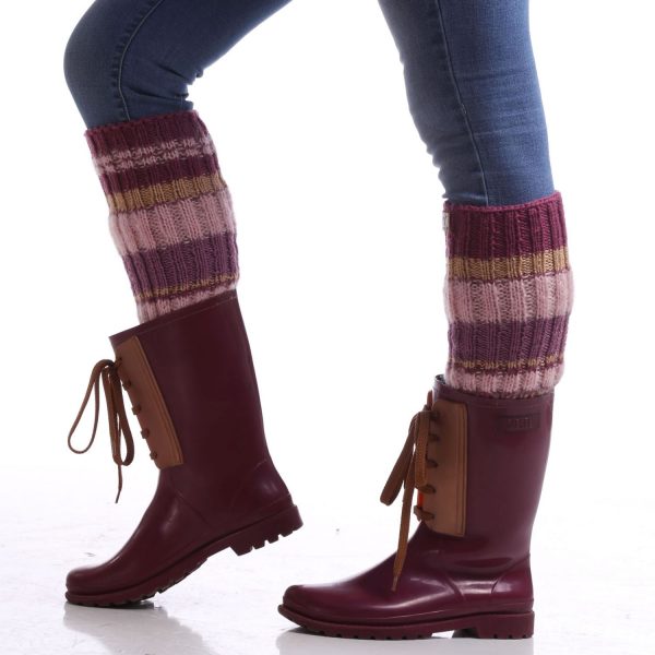 Multi color leg warmers