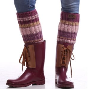 Multi color leg warmers