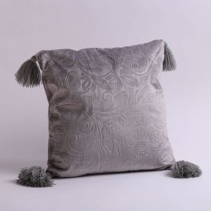 floral fabtic cushion