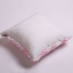 pink melange cushion