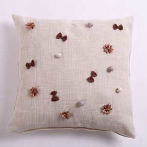 hand crafted beads pillow