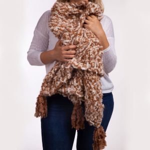 brown big shawl