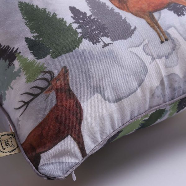 winter forest pillow