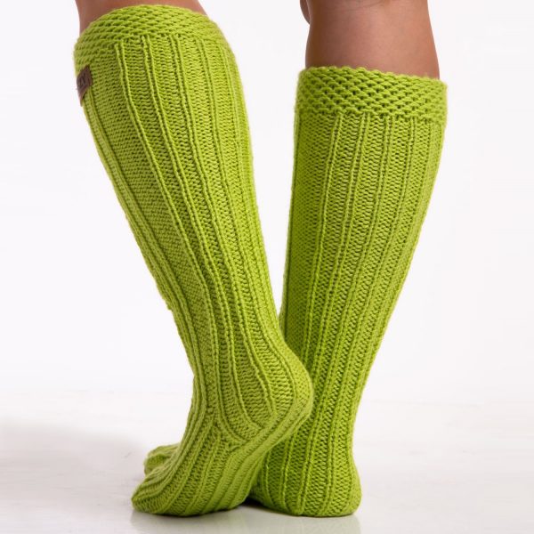 Sprint and autumn green socks