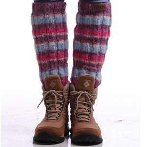 Multi color leg warmers