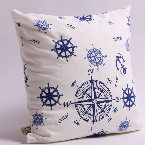 sea blue accent pillow
