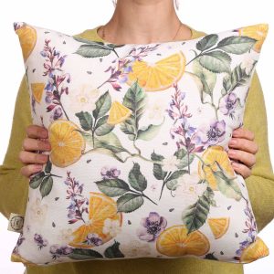 Citrus garden pillow